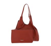 Gianni CHIARINI Pelle shopper borsa borsa a tracolla Dua Shopping Bag Brick Red - T. Moro terracotta