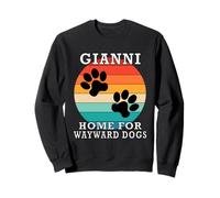 Gianni Home for Wayward Dogs Cognome Felpa