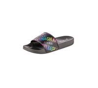 Gianni Kavanagh Multicolor Logomania Sliders SandaliUomo