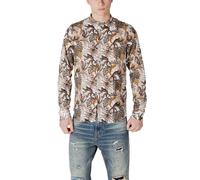 Gianni Lupo White Cotton Pattern Shirt - IT44 | S