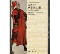 Gianni Schicchi Vocal Score (English/Italian) - new art cover (Ricordi Opera Vocal Score) (2006-11-01)