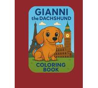 Gianni the Dachshund: simple & cute animal coloring book
