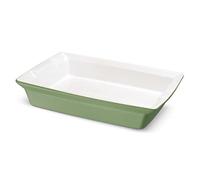 Giannini Ceramax Pirofila Rettangolare Verde Oliva Matt Gres 40 x 29 x h 7 cm