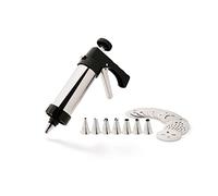 Giannini Extragourmet Siringa decoratrice Sparabiscotti 8 beccucci 13 trafile Acciaio inox