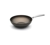 Giannini Vegetalia Evolution Wok ø 28 cm Alluminio antiaderente Rivestimento Olliatech HT Adatta all'induzione Made In Italy