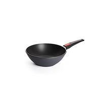 Giannini Woll Diamond Lite Wok-und Rührpfanne-Induktiv, Ø 26 cm, 9 cm Hoch Pentole, Acciaio