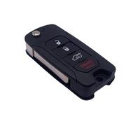 Giano Tech - Guscio Chiave Telecomando 4 tasti - Cover Ricambio Chiave compatibile con Jeep Fiat Freemont Renegade Compass Cherokee Dodge Chrysler 500X