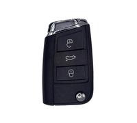 Giano Tech - Guscio Chiave Telecomando lama 3 tasti Cover Ricambio compatibile Volkswagen Golf 7 MK7 Polo Jetta Touran T-Roc VW Seat Leon Ibiza Toledo Arona Ateca Skoda Rapid Octavia Superb Kodiaq