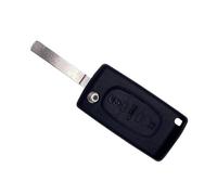 Giano Tech - Guscio Chiave Telecomando - Scocca Cover Ricambi auto Citroen C3 -C4 - C5 - C2 Picasso Peugeot 107 - 206 - 207 - 307 - 308 - 406 - 407 (3 Bottoni, Lama VA2 - CE0523 (batteria)