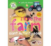 Giant Activity Books I Love the Farm (Let's Go Green)