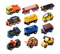 Giant Bean Kit 12 Pz Treno Legno Magnetico Bambino Elettrico