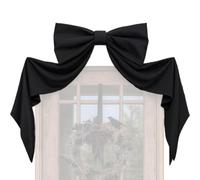 Giant Black Bow Giant - Decorative Party 48x24 Inch Oversized Ornament