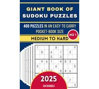 Giant Book of Sudoku, Vol. 1: 400 Medium to Hard Puzzles for Adults