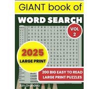 Giant Book of Word Search for Adults Vol. 2: 200 Large Print Puzzles