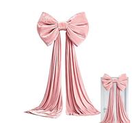 Giant Bow For Door - Christmas Tree Bows, Velvet Ornaments For Party, Door