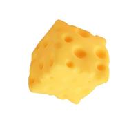 Giant Cheese Stress Toys With Lid, Sensory Food Squeeze Fidget, 4.72x4.72 Inches Soft Novelty Rebound Toy, Kids Adults Students, Professional Calming Style With Case, Useful For Travel And Home Usage