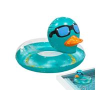 Giant Duck Pool Float - Inflatable Swimming Ring | Sunglasses Duck WaterToy