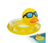 Giant Duck Pool Float - Inflatable Swimming Ring | Sunglasses Duck WaterToy