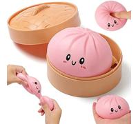Giant Dumpling Squishy, Dumpling Squishys Stress Ball, Dumplings Squishy Fidget with Box, Soft Squeeze Doug for Adults, Relieve Stress