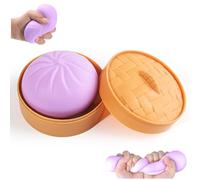 Giant Dumpling Squishy,Mystery Dumpling Squishy,Gigante Glitter Squishys Ravioli,Palla Antistress Gigante Misteriosa,Divertente Giocattolo Antistress Bao Bun Con Vaporiera Per Bambini Adulti