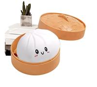 Giant Glitter Dumpling Sensory Toy | Squeeze Dumpling Toy, Fun Soft Squeeze Glitter Stress Ball Sensory Fidget Toys, For Relaxation Boys Girls Children Adults Students Home Offices Classroom