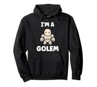 Giant Humor Creature golems Cute Simple I'm a Golem Felpa con Cappuccio