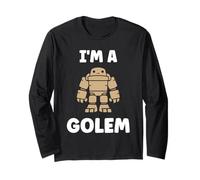 Giant Humor Creature golems Cute Simple I'm a Golem Maglia a Manica