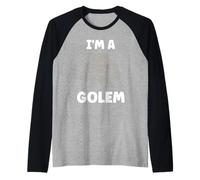 Giant Humor Creature golems Cute Simple I'm a Golem Maglia con Maniche Raglan