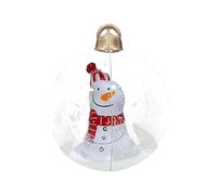 Giant Inflatable Christmas Ball - Impermeabile Globo Ornaments Decor, Grande Globo Decor, Festive LED Decoration for Holiday Lawn Porch Indoor Outside, Accessibile in PVC, Multi Color