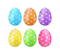 Giant Inflatable Easter Eggs | 6 Pieces Seasonal Decoration | Holiday Garde