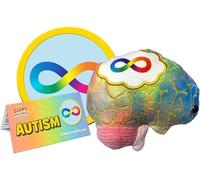 Giant Microbes Autismo Spettro Mentale Salute Peluche Pedagogico Regalo 10cm