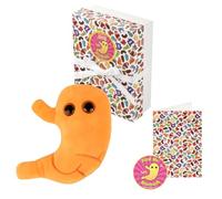 GIANT MICROBES Set regalo di peluche per lo stomaco, include peluche, biglietto di guarigione presto e adesivo, regali per chirurgia bariatrica, custodia gastrica e bypass gastrico, regali per