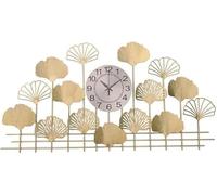 Giant Murale 100cm, Pendolo Murale Orologio Numerico da Parete con Motore in Metallo per Il Salone Creativo Orologio da Parete Silenzioso Creativo Decorazione Interieur, Gold, 100 * 52cm