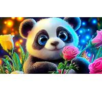 giant-panda Jigsaw Puzzle Impossible 1000Pcs Decorazione per la casa. Giochi di Rilassamento e Intelletto per adulti e ragazzi da 14 anni 38x52cm/1000pcs