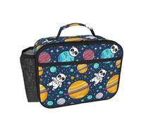 Giant Panda Planet - Borsa termica riutilizzabile con isolamento a 3 strati, a prova di perdite e facile da pulire, per ufficio, palestra, picnic