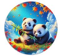 Giant Panda Puzzles Educativo 1000 Elementi Cute Animals Puzzle Relax Decorazione Perfetta Giochi-rompicapo Per Adulti E Ragazzi 1000pcs (67.5x67.5cm)