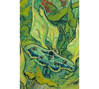 Giant Peacock Moth - Vincent van Gogh - Hardcover Notebook: 120 Lined Pages 6" x 9" Journal Diary Notepad