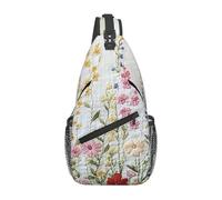Giant Spring Flower Plants Crossbody Borsa a tracolla da viaggio Petto Pack Sling Zaino per uomo Escursionismo Daypack