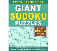 Giant Sudoku: Extra Large Print