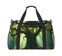 Giant Tree Forest - Borsone da viaggio impermeabile, compatto, per sport, palestra e fine settimana, per uomini e donne