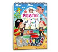Giant Water Colouring Sprial Pad: Pirates Copy To Colour- Fun And Easy Colouring With Paints: Pirates Colouring Fun