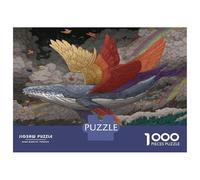 Giant Whale Puzzles Intrattenimento Creativo 1000 Elementi Giochi Ocean Behemoth Puzzle Relax Decora La Casa Giochi-rompicapo Per Adulti E Bambini 52x38cm/1000pcs
