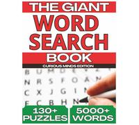 Giant Word Search Book: Large Print Word Search Puzzles - Curious Minds Themes Edition: 130+ Large Print Word Search Puzzles | 8.5 x 11” Book | 5,000+ ... Mysteries for Adults and Teens | 169 Pages