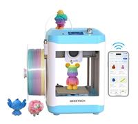 GIANTARM GEEETECH M1S Stampante 3D Wi-Fi, controllo intelligente e display a colori. Mini stampante 3D per principianti, estrusore ad azionamento diretto, velocità di stampa più veloce di 250 mm/s.