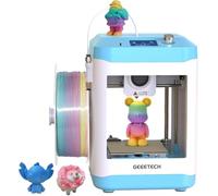 GIANTARM GEEETECH, stampante 3D M1, livellamento automatico, mini 3D per principianti, estrusore diretto, 250 mm/s, 100x110x100 mm