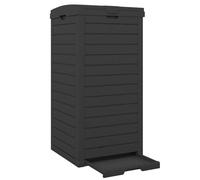 GIANTEX Bidone Spazzatura 118L con Coperchio e Maniglia, Contenitore Rifiuti Giardino con Vaschetta Raccolta Estraibile, Impermeabile per Terrazze