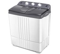 Giantex Mini portatile compatto doppia vasca lavatrice lavatrice Spagna Spinner 16lbs- grigio + bianco 16lbs- grigio + bianco