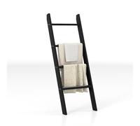 GIANTEX Portasciugamani a Scala da Bagno con 4 Barre per Appendere Asciugamani e Vestiti, Scaffale a Parete, 50 x 50,5 x 128,5 cm, Portasciugamani in Legno a 4 Livelli per Bagno, Soggiorno, Camera da