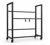 GIANTEX Scaffale per Bevande per 4 Casse, con Ruote Universali (72 x 32 x 89,5 cm)