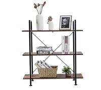 GIANTEX Scaffale Portaoggetti a 3 Livelli, Scaffale Indipendente Con Struttura Metallica, Multiuso Industriale Con Dispositivo Antiribaltamento, Per Soggiorno, Cucina, Ufficio, 90 x 36 x 99 cm